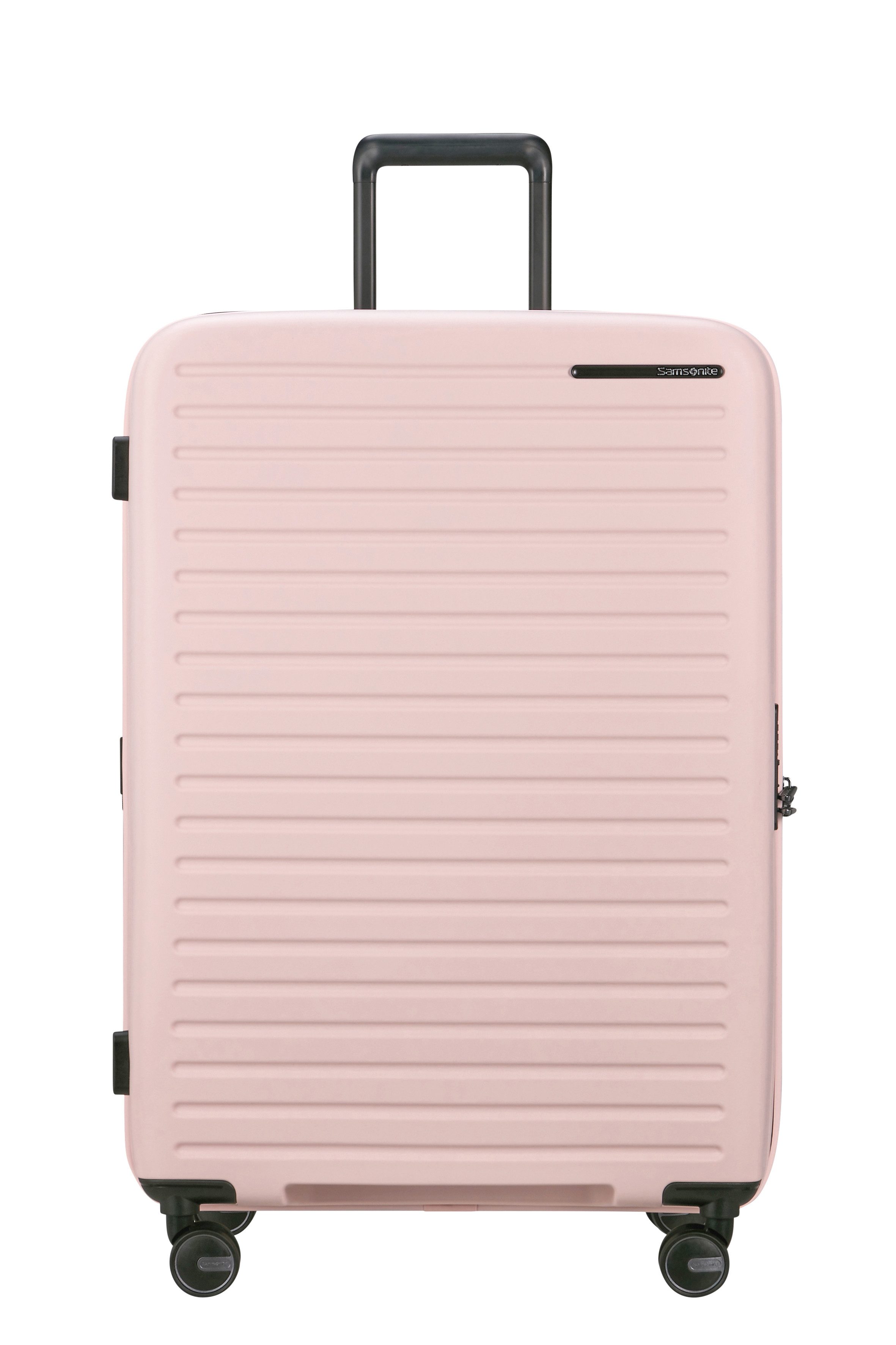 Samsonite Hartschalen-Trolley RESTACKD, verschiedene Größen und Farben, 4 Rollen, für Urlaub, Reise, Ferien und Geschäftsreise, mit Volumenerweiterung