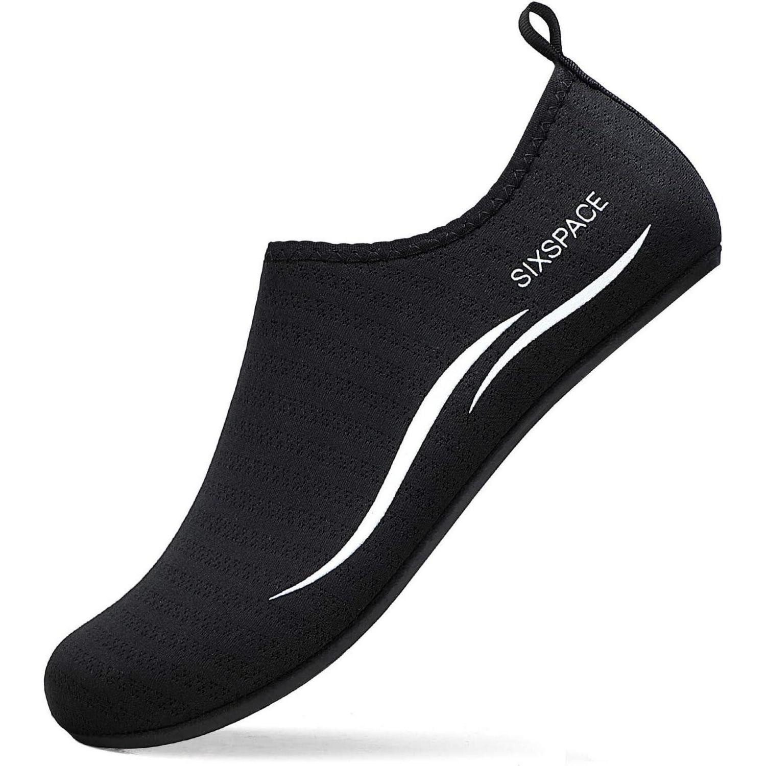 LuxusKollektion Tauchset Wasserschuhe Badeschuhe Aquaschuhe Herren Damen 39 EU 485 Schwarz