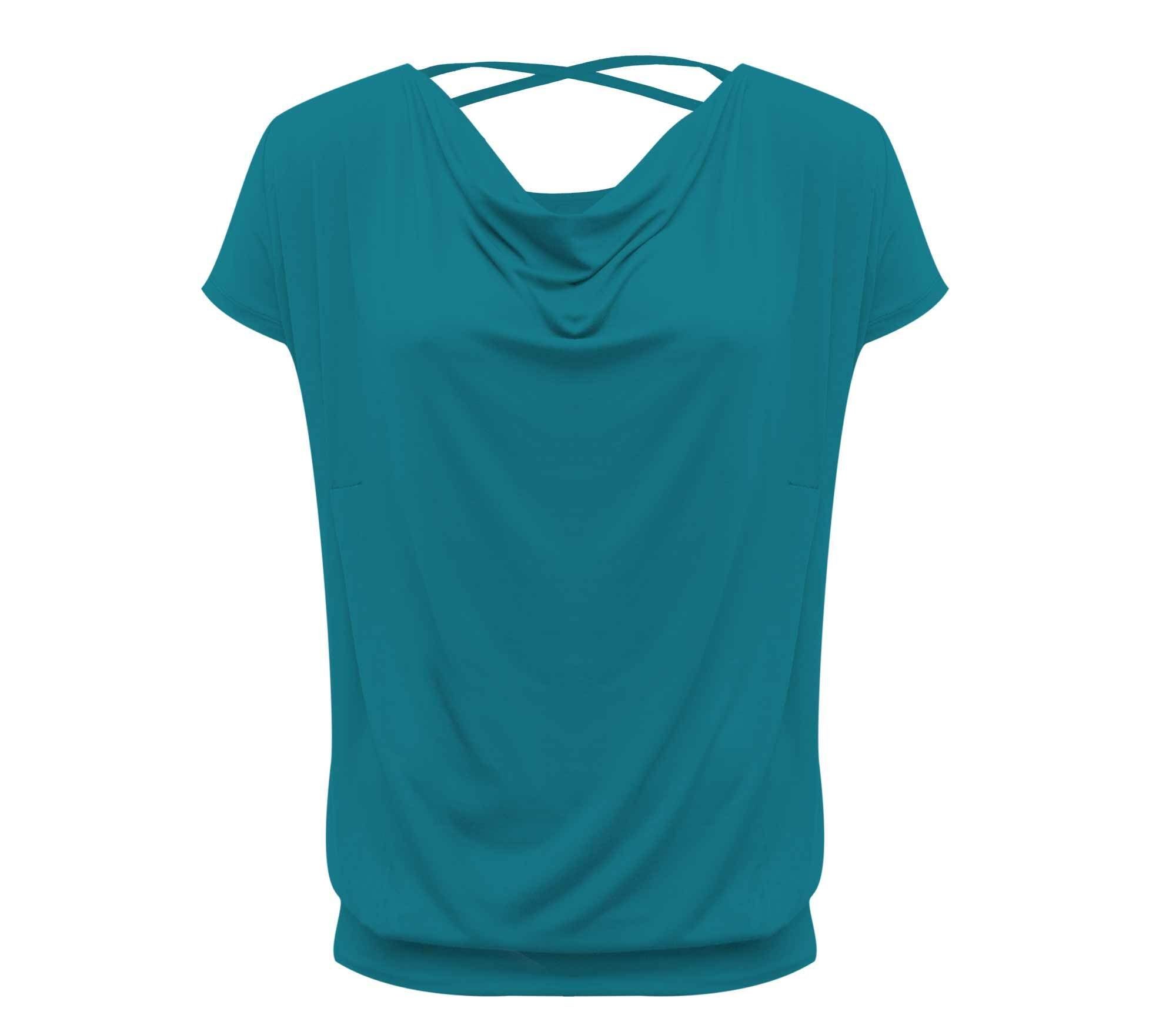 Yogistar Yoga & Relax Shirt Yoga Shirt Flowing Batwing (1-tlg) Stylish und bequem: hochwertiges Top mit Fledermausärmeln.