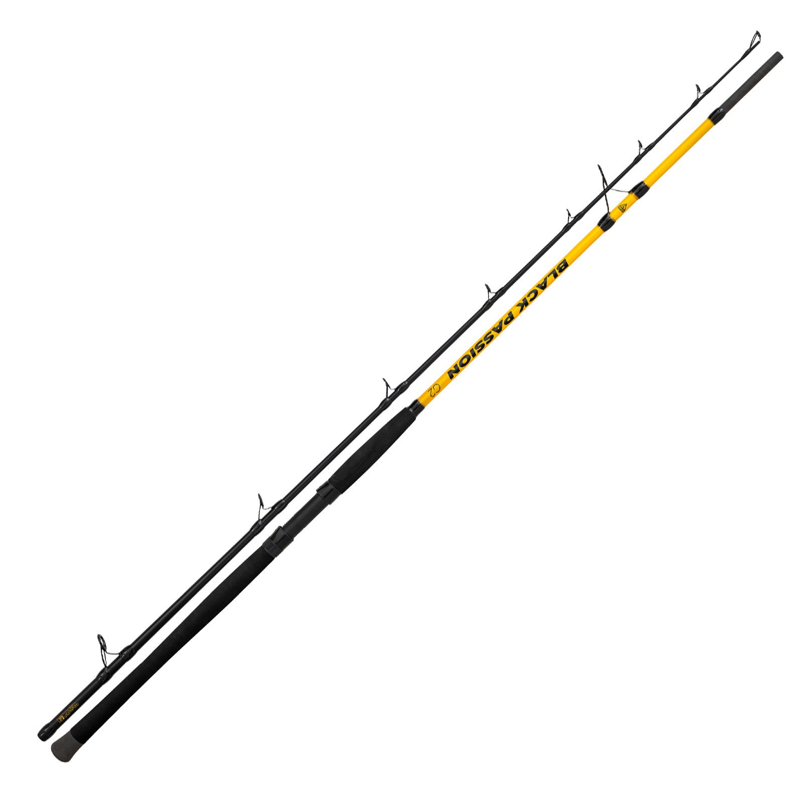 Black Cat Spinnrute, (2-tlg), Black Cat Black Passion G2 Allround 2,70m 600g Wels-Allroundrute