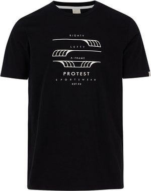 Protest Kurzarmshirt PRTRIMBLE t-shirt True Black