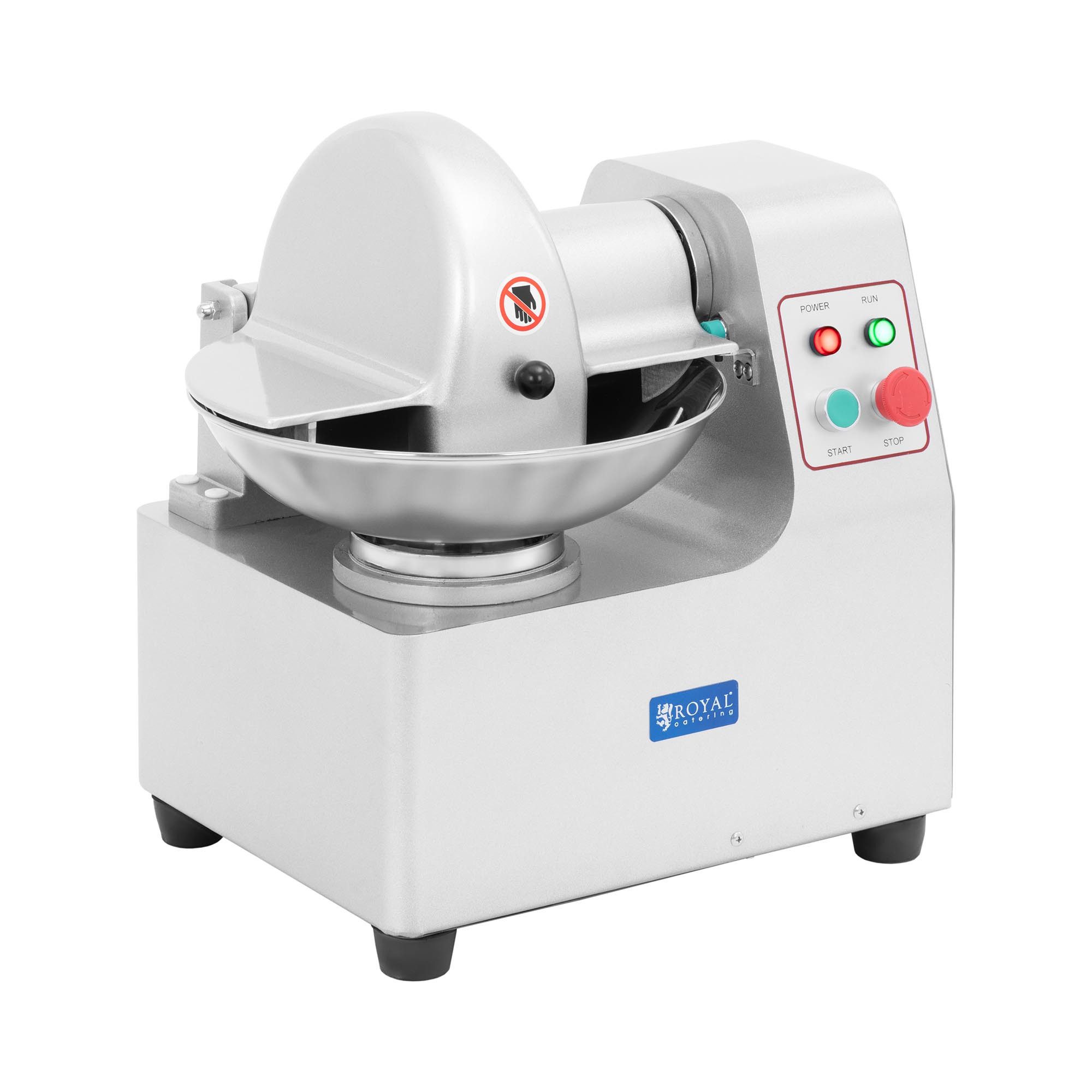 Royal Catering Zerkleinerer Küchenkutter Tischkutter 5 l Edelstahlschüssel 550 W 1360 U/min, 550 W