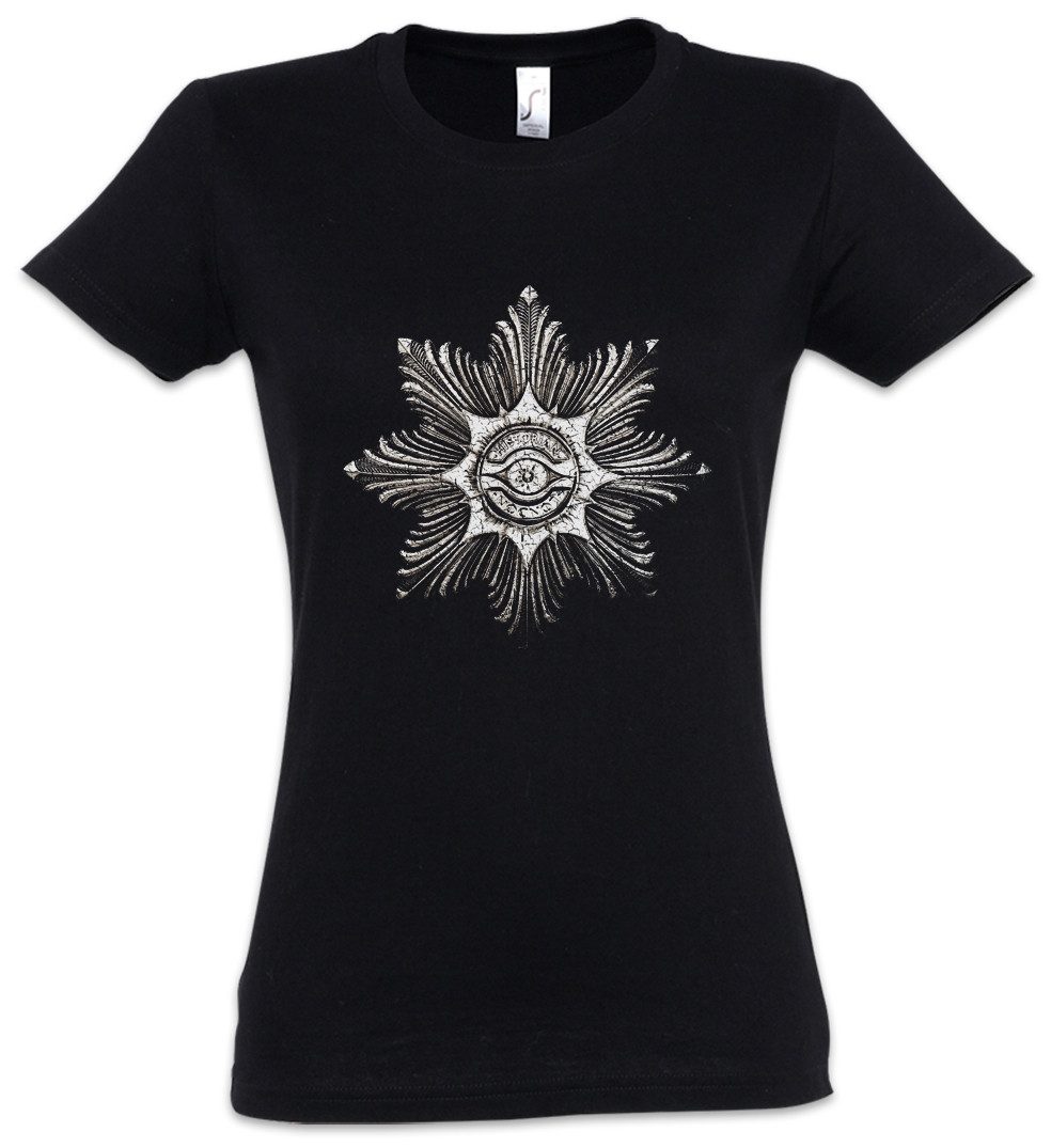 Urban Backwoods Print-Shirt Guild of Historians Damen T-Shirt Mortal Symbol Sign Zeichen Engines (1-tlg) Gilde London Steampunk Movie