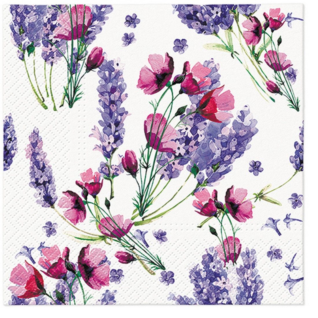 PAW Sp. z o.o. Papierserviette 20 Servietten Fragrant Lavender 33x33cm, (20 St)