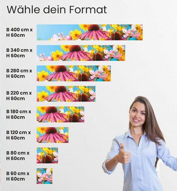 MyMaxxi Dekorationsfolie Küchenrückwand Sonniges Blumenfeld selbstklebend Spritzschutz Folie