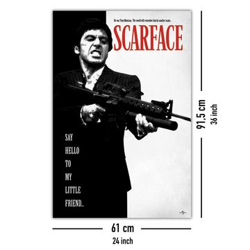 PYRAMID Poster Scarface Poster Al Pacino Say Hello To My Little Friend 61 x 91,5 cm