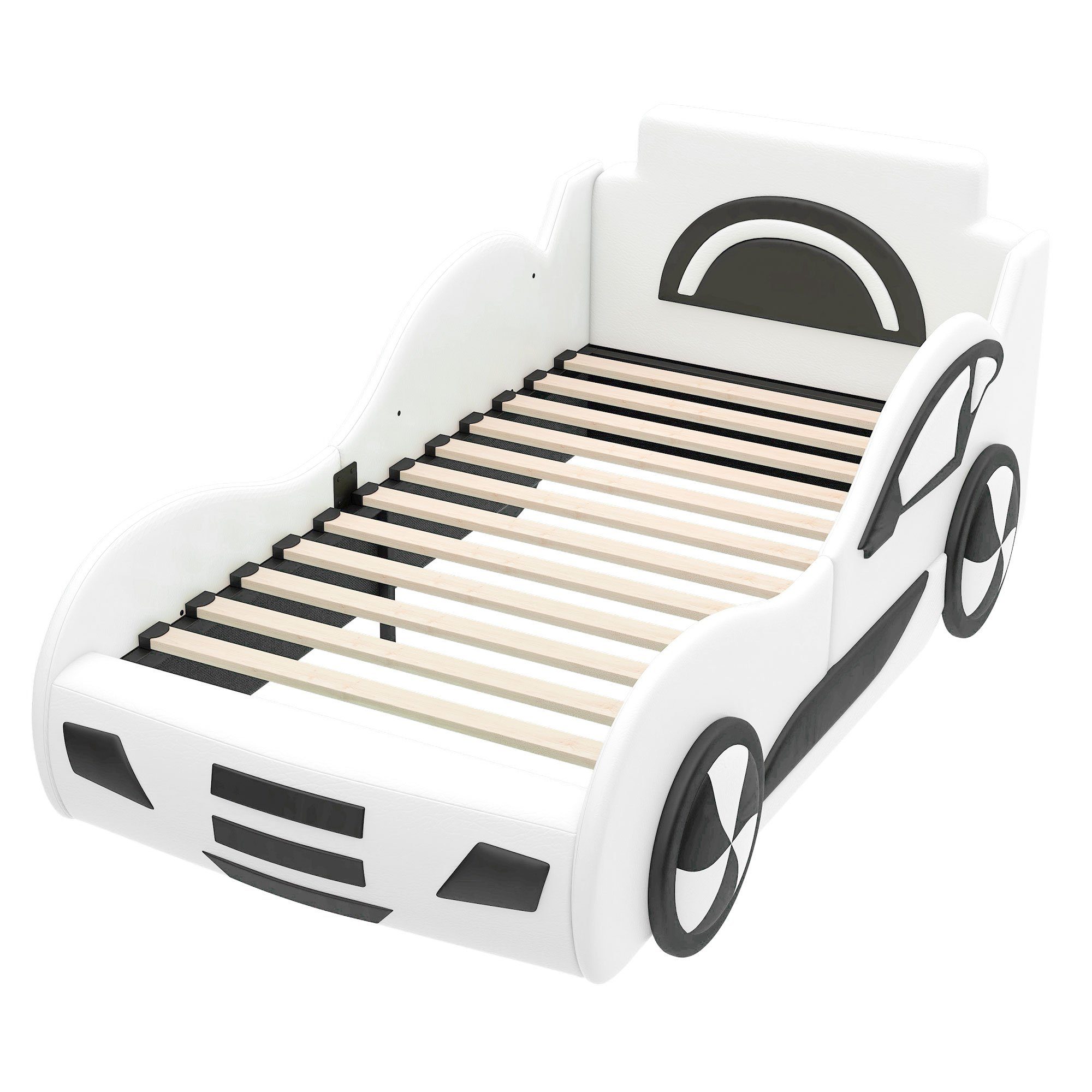 WISHDOR Kinderbett 90 x 200 cm Flachbetten, Auto-Modellbetten Autobetten, G günstig online kaufen