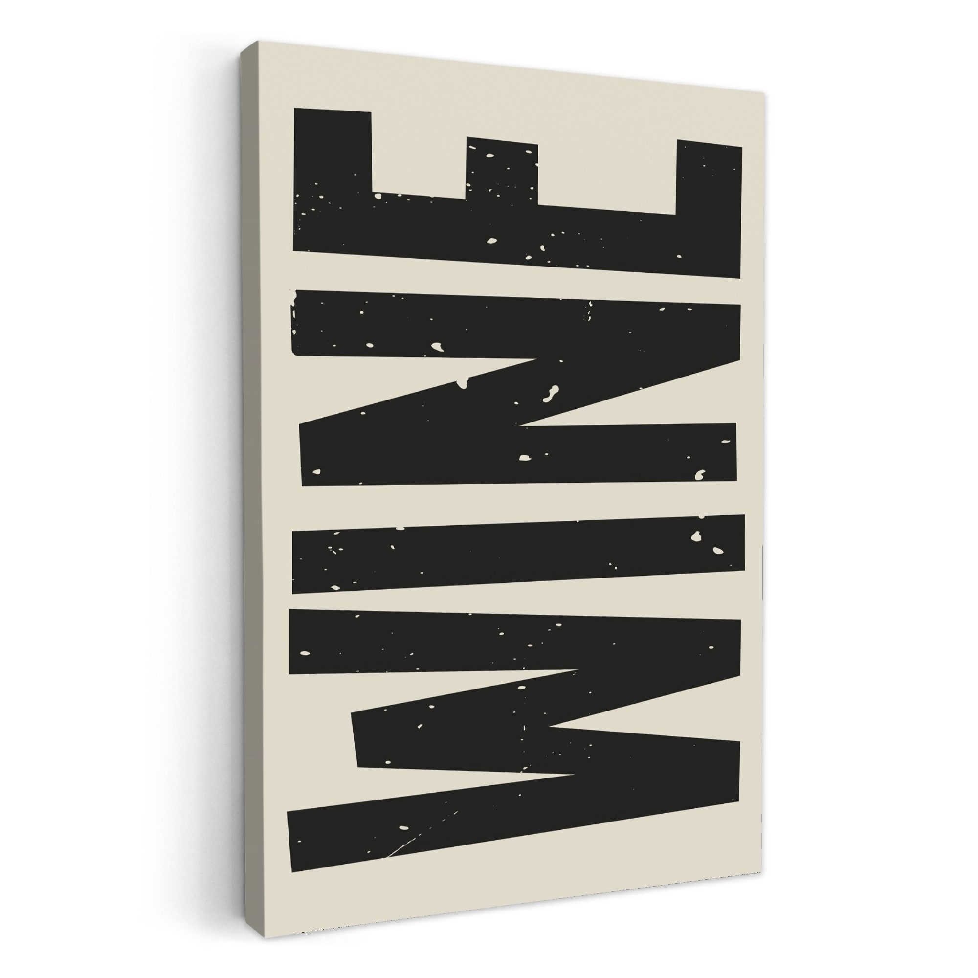 OneMillionCanvasses® Leinwandbild Schwarz - Wein - günstig online kaufen