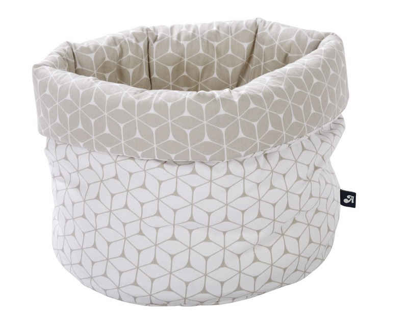 Alvi® Babymöbel-Set Alvi® Kommodenkörbchen Round Raute 30x30cm, (1-St., Nursery basket)
