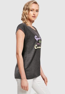 Merchcode T-Shirt Merchcode Damen Ladies Good Things Extended Shoulder Tee (1-tlg)