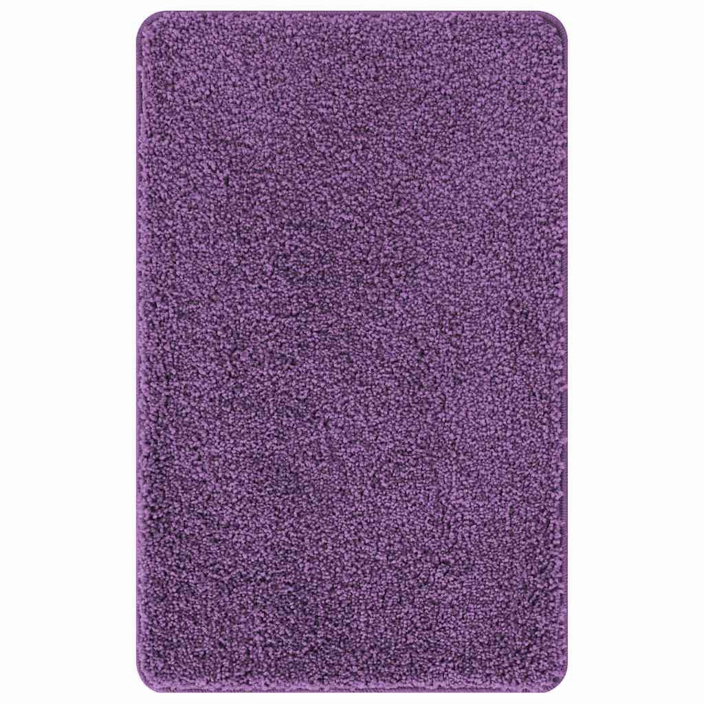 vidaXL Badematte Rutschfeste Badmatte Lila 50 x 80 cm PP, Höhe 0.2 mm, Polypropylen