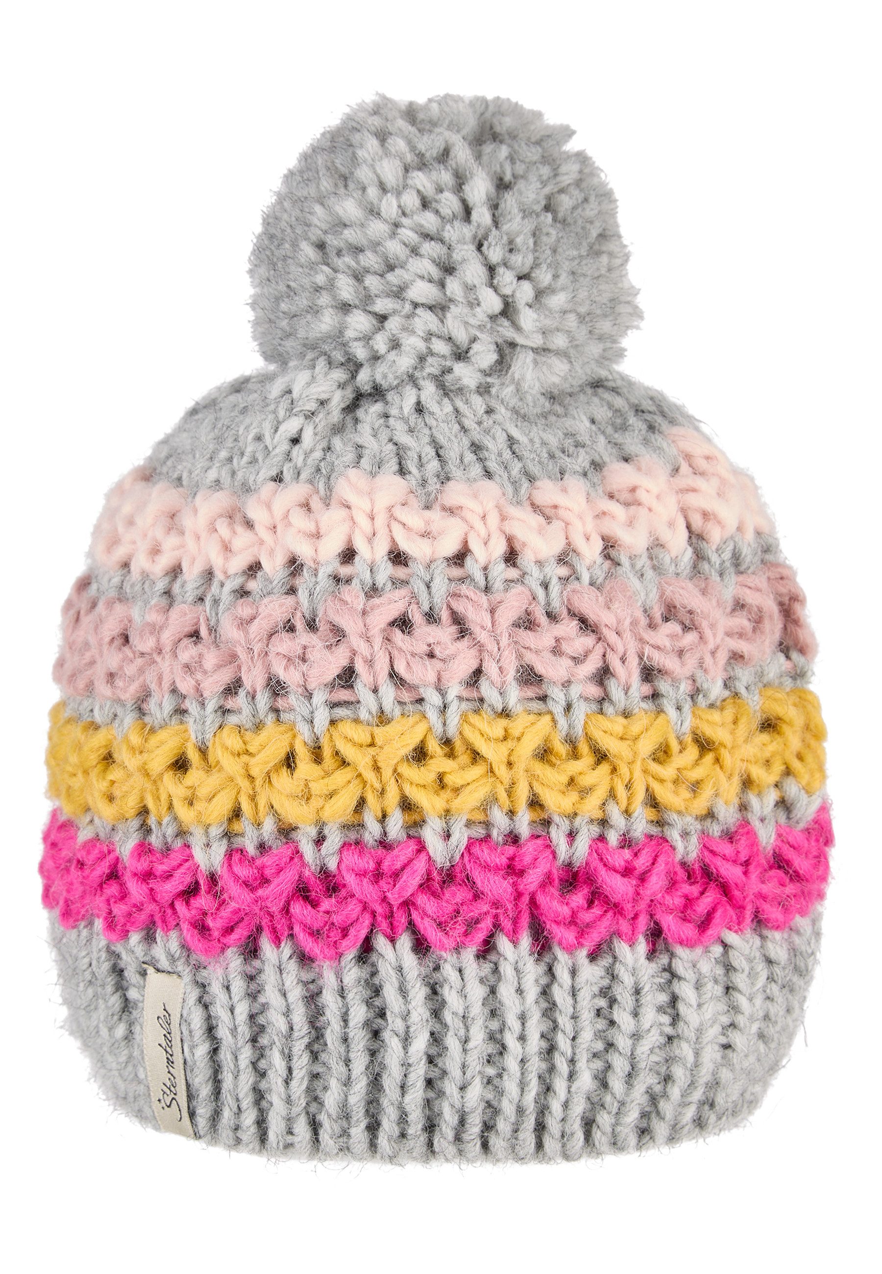 Sterntaler® Bommelmütze Bommelmütze Streifen (1-St)