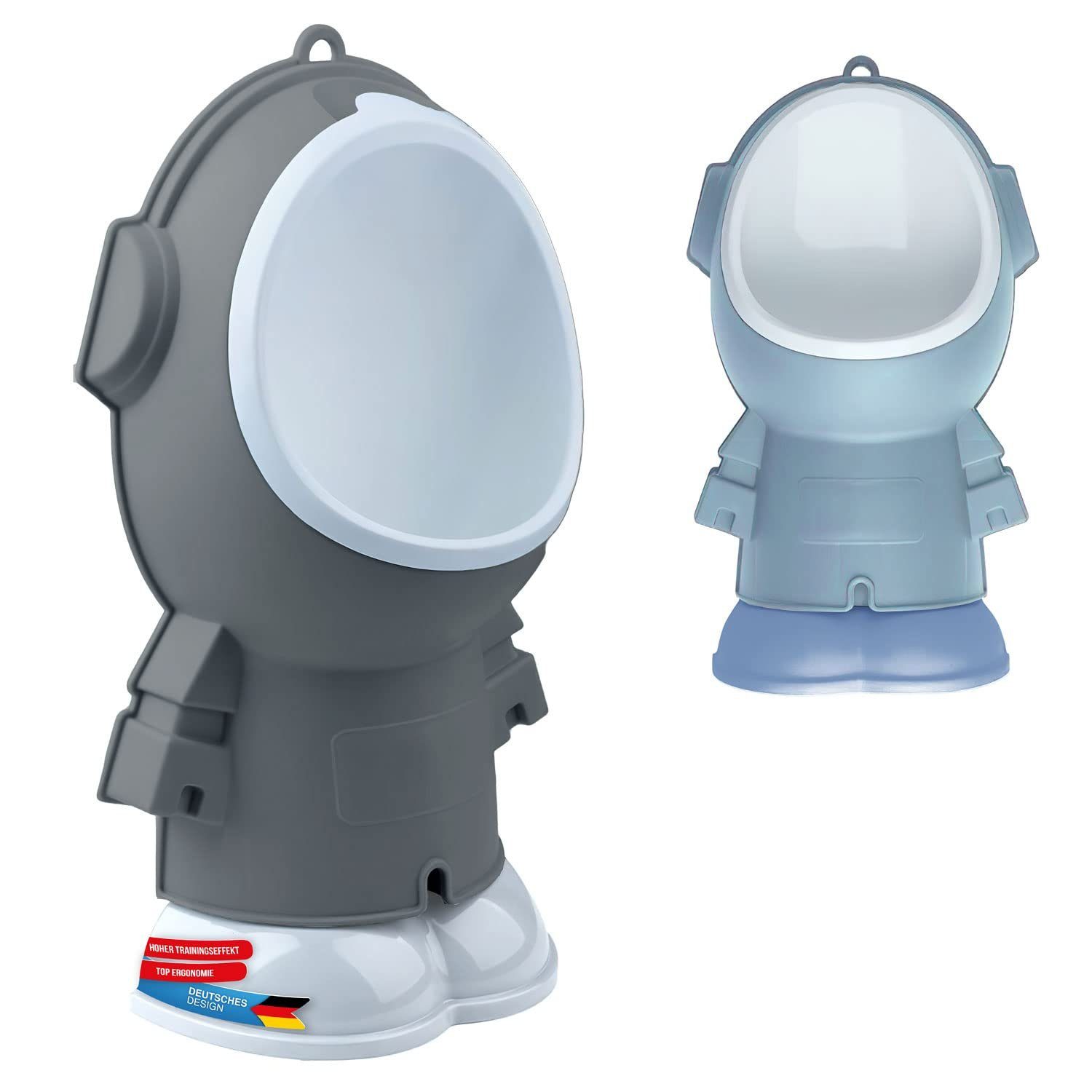 all Kids United Горшки Kinder-Pissoir Baby Übungs-Klo, (Urinal Toiletten-Trainer zum Üben), Pinkel-Toilette Höhenverstellbar