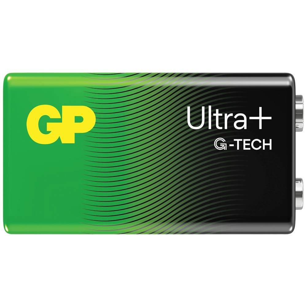 GP Batteries 9V Batterie Longlife Plus Ultra Block, Alkaline GP