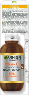 GARNIER Gesichtsserum Garnier Vitamin C Glow Booster Nachtserum