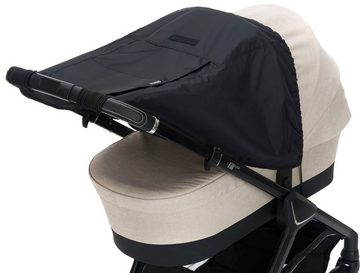Fillikid Kinderwagen-Sonnenschutzhülle Sonnenschutz Deluxe, schwarz melange, für Kinderwagen & Buggys