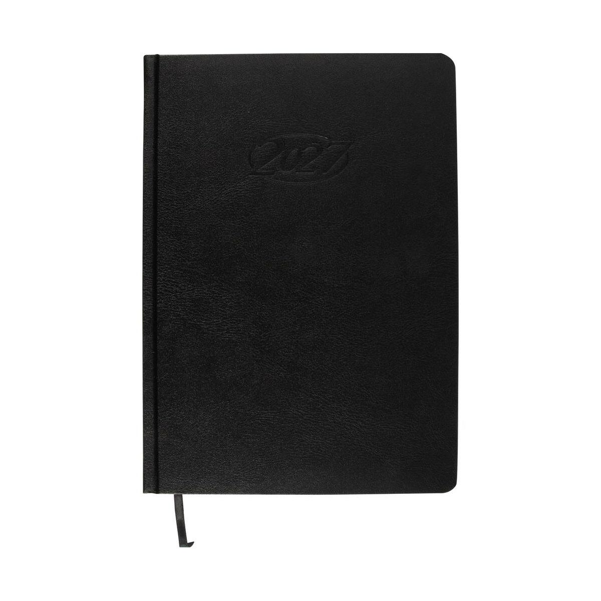 Stylex Schreibwaren Monatskalender Wochenplaner 2027 / Buchkalender / Größe: 17,2x24cm / Farbe: schwarz