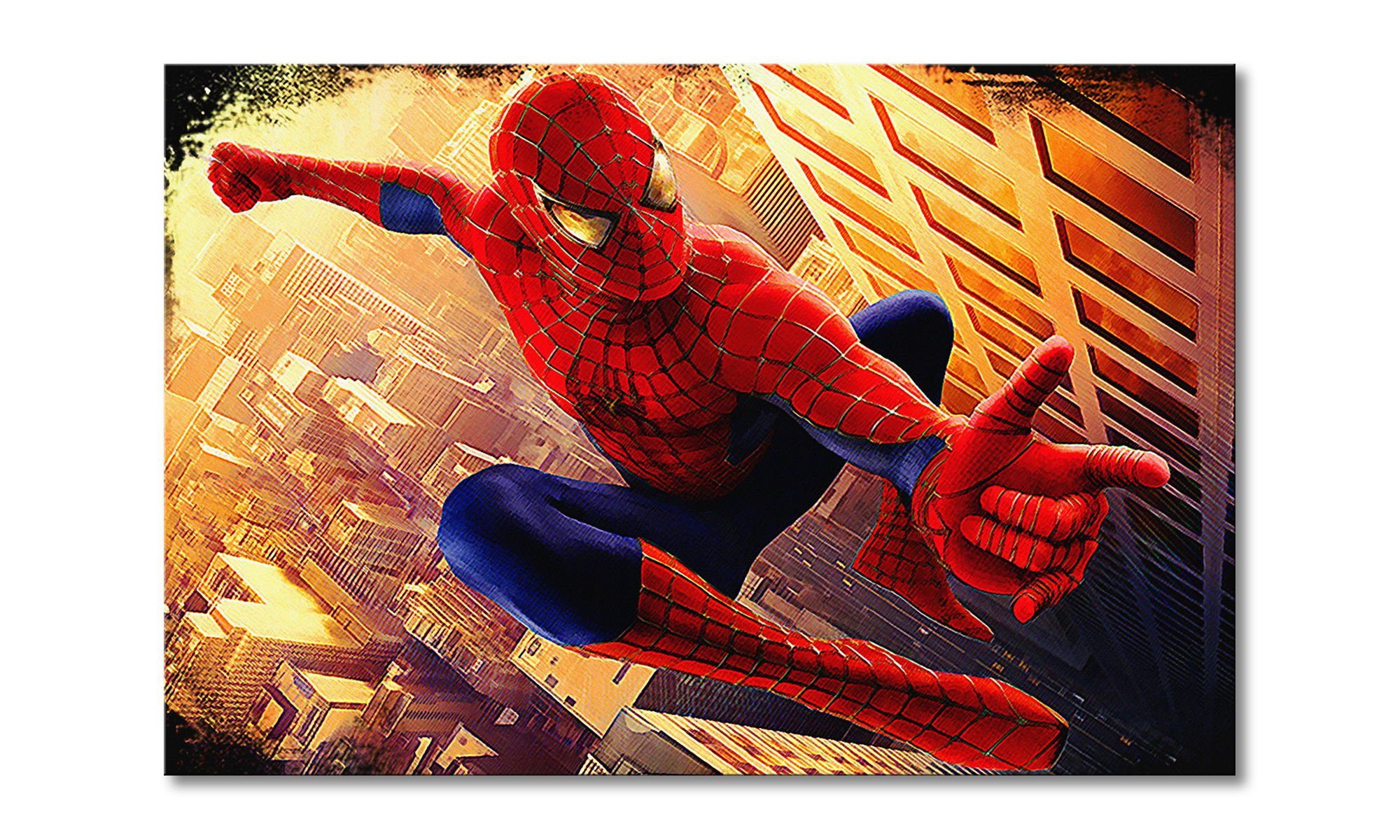 WandbilderXXL Leinwandbild Spiderman Moment, (1 St), Wandbild,in 6 Größen erhältlich