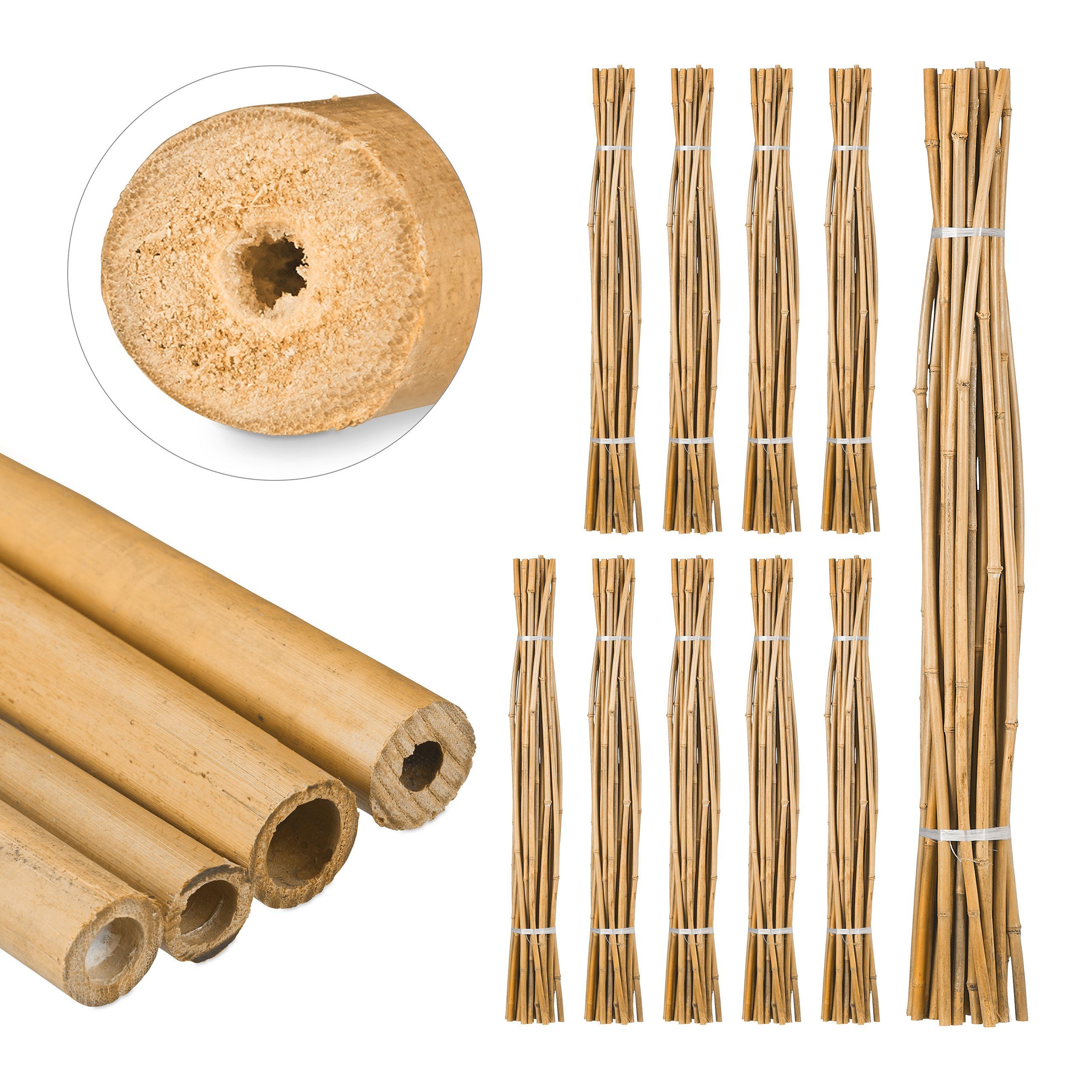 Rankhilfe 250 x Bambusstäbe 150cm