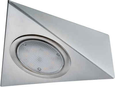 Paulmann Unterschrankleuchte, LED fest integriert, Warmweiß, 3er-Set inkl. LED-Modul 3x2,8W