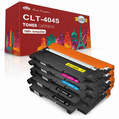 Toner Kingdom Tonerpatrone CLT P404C CLT 404S für SAMSUNG Xpress, (SL-C480FW C48X C480W C430W), SL-C430 SL-C432