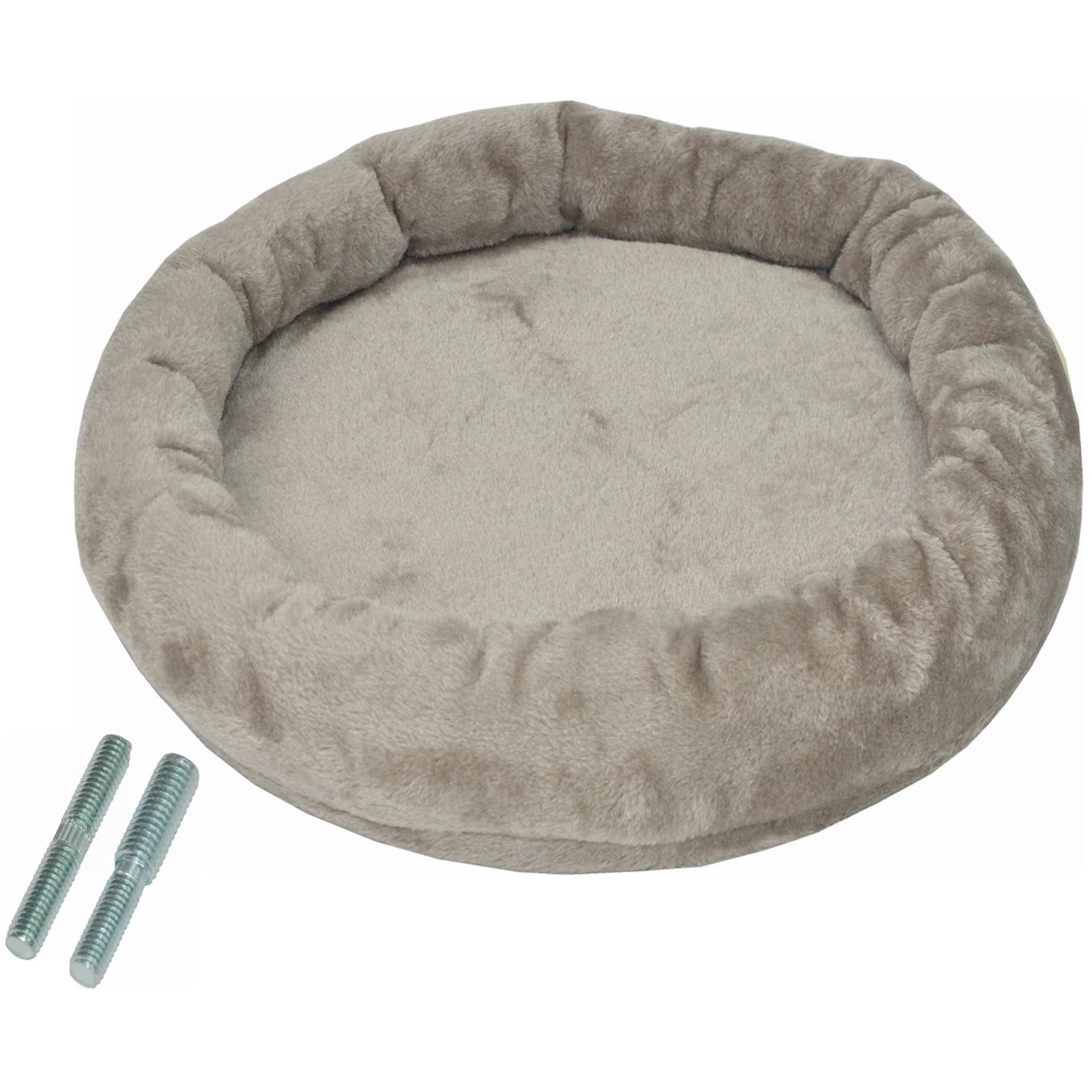 nanook Ersatz-Kratzbaumstamm Liegeplatte Durchmesser 50 cm grau