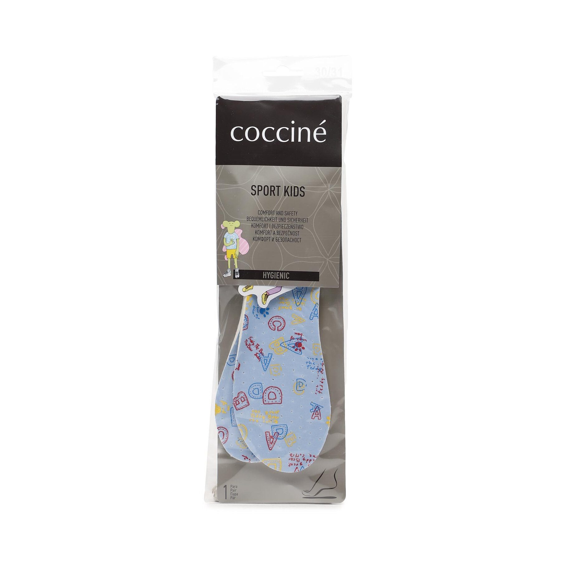 Fußbetteinlage Coccine Einlegesohlen Unisex Kinder Blau SPORT KINDER EINLEGESOHLE