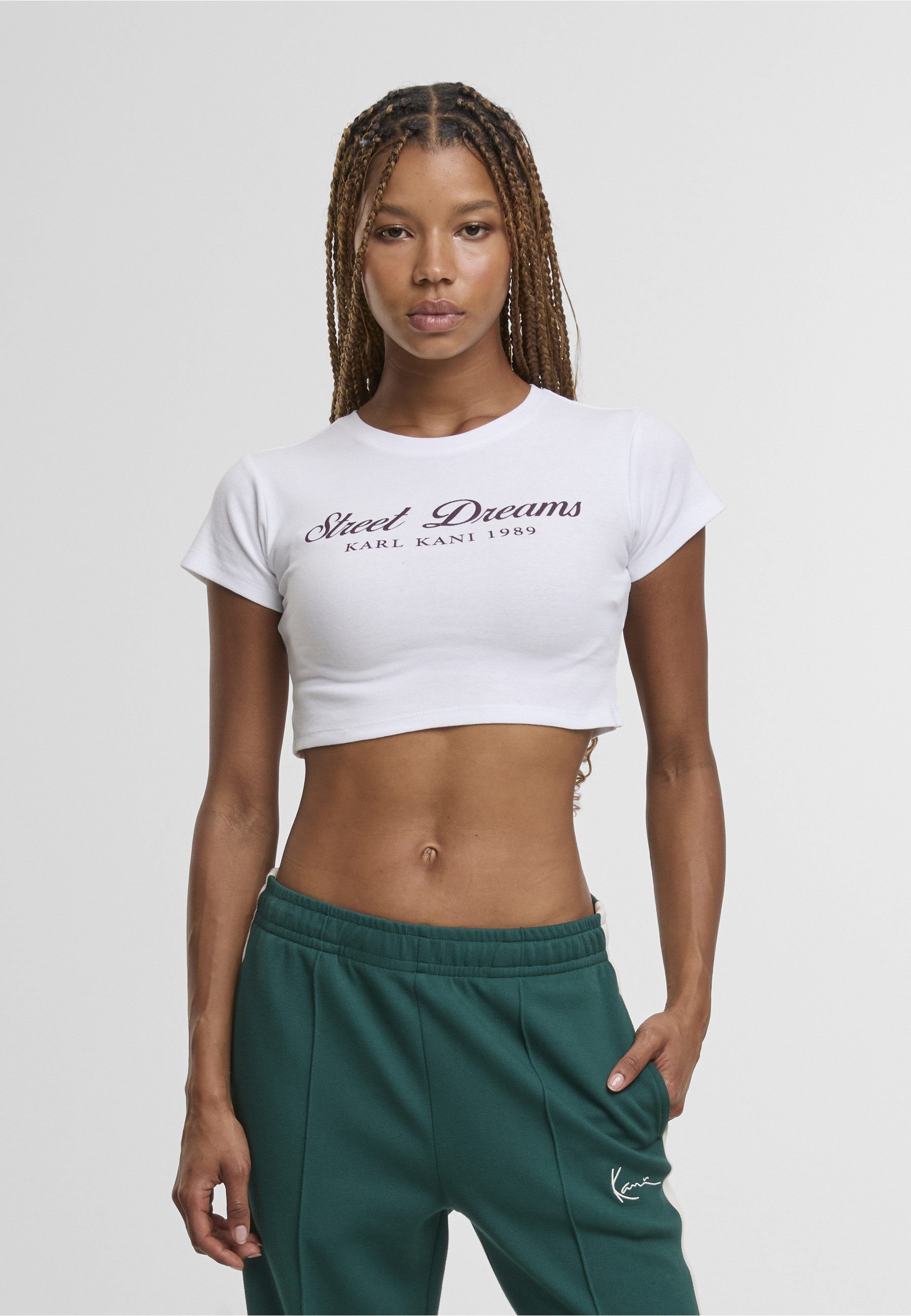Karl Kani T-Shirt Karl Kani Slogan Cropped T-Shirt (1-tlg)