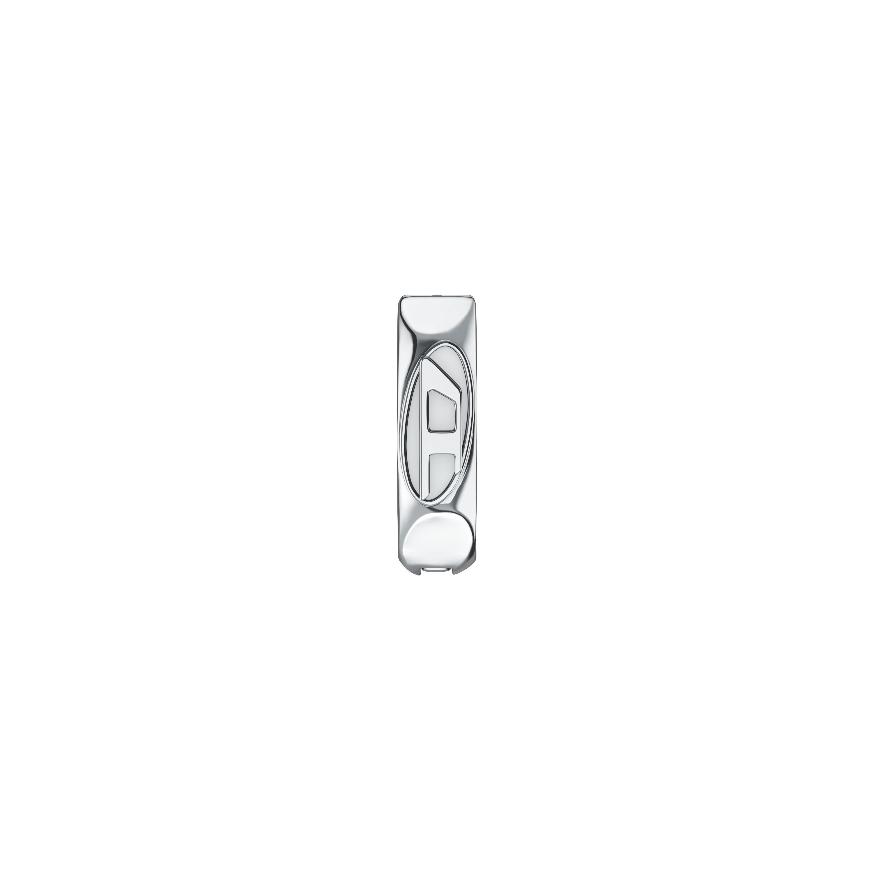 Diesel Single-Creole Schmuck Geschenk Edelstahl Ohrring Oval D Logo