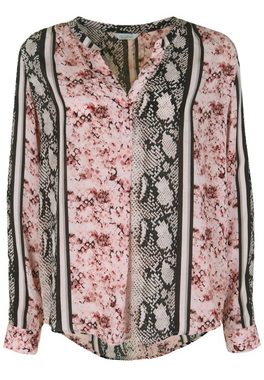 Frogbox Chiffonbluse mit Schlangen-Print