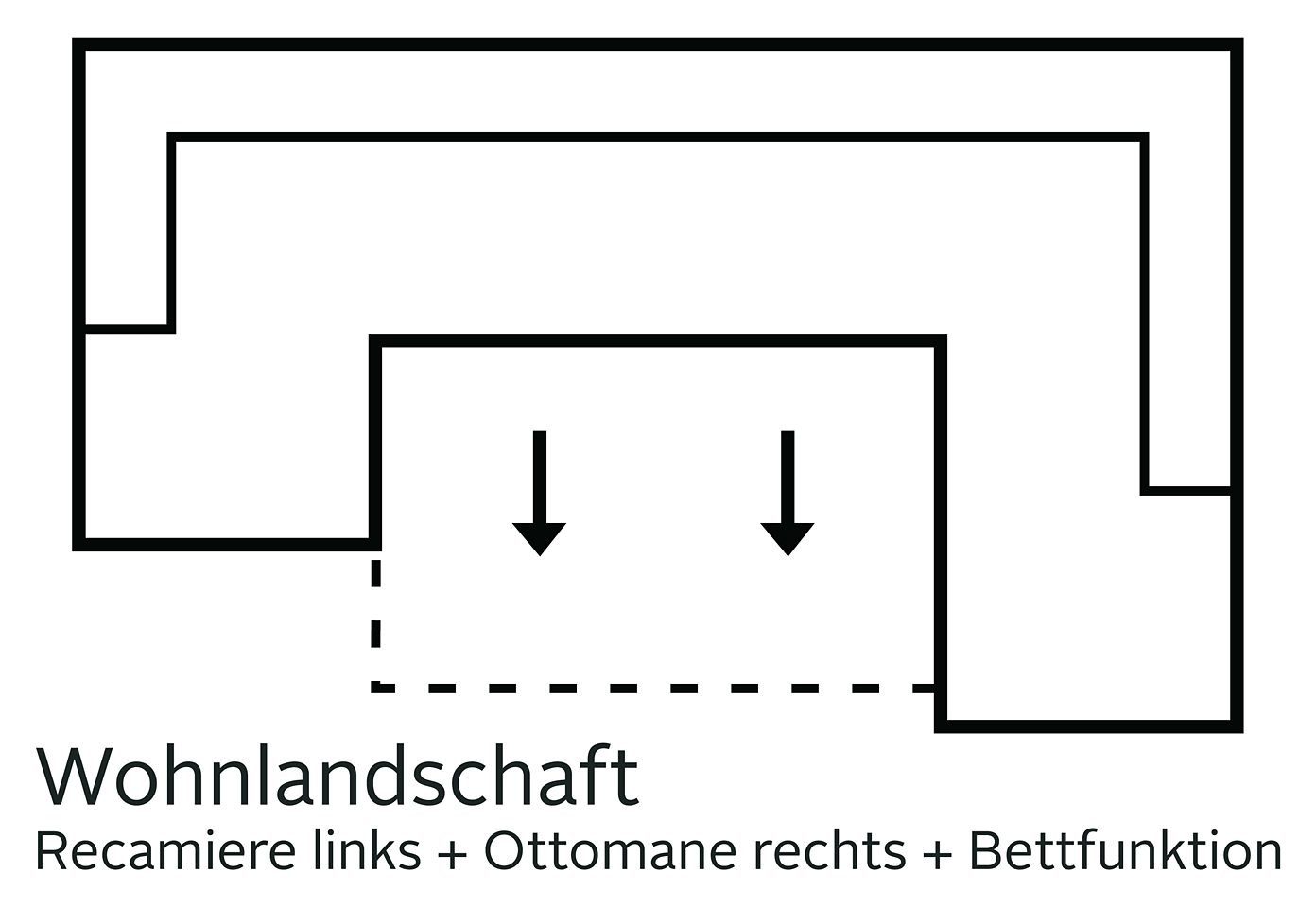 sit&more Wohnlandschaft "Mistral U-Form" wahlweise mit Bettfunktion, inklus günstig online kaufen