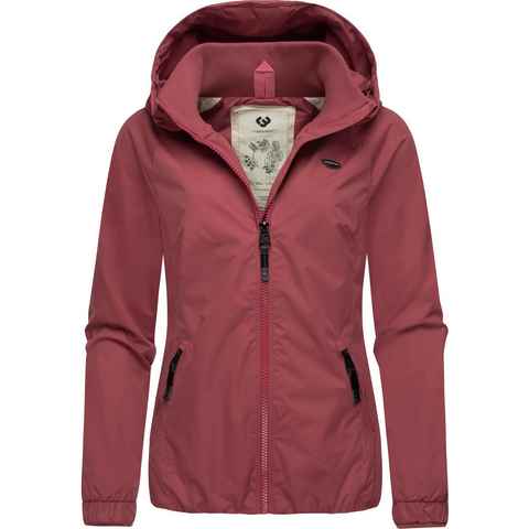 Ragwear Outdoorjacke Dizzie stylische Übergangsjacke mit großer Kapuze