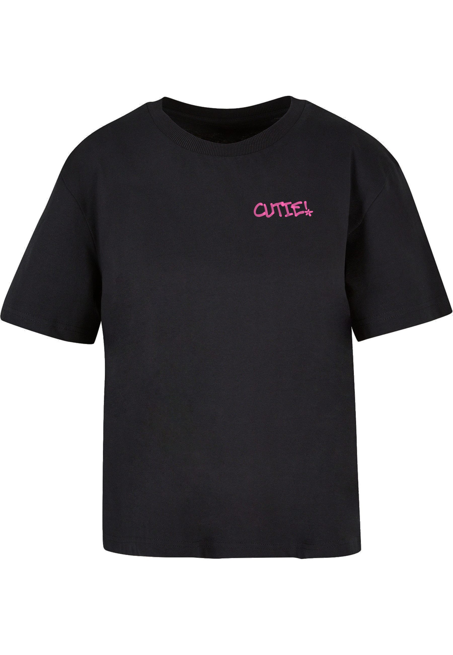 T-Shirt Miss Tee Damen Cutie Balaclava Tee