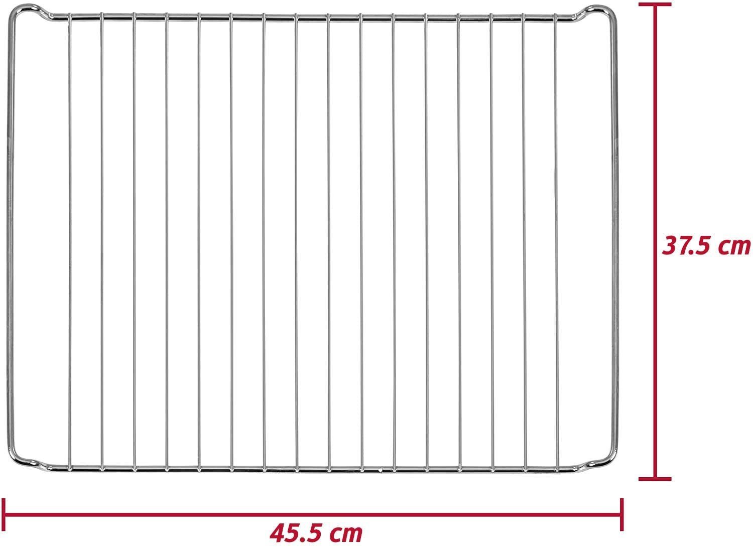 ICQN Backofenrost 455 x 375 mm Gitter für Backofen, Stahl, (1-St), Passend für Bosch, Siemens, Neff, Constructa, Flavel