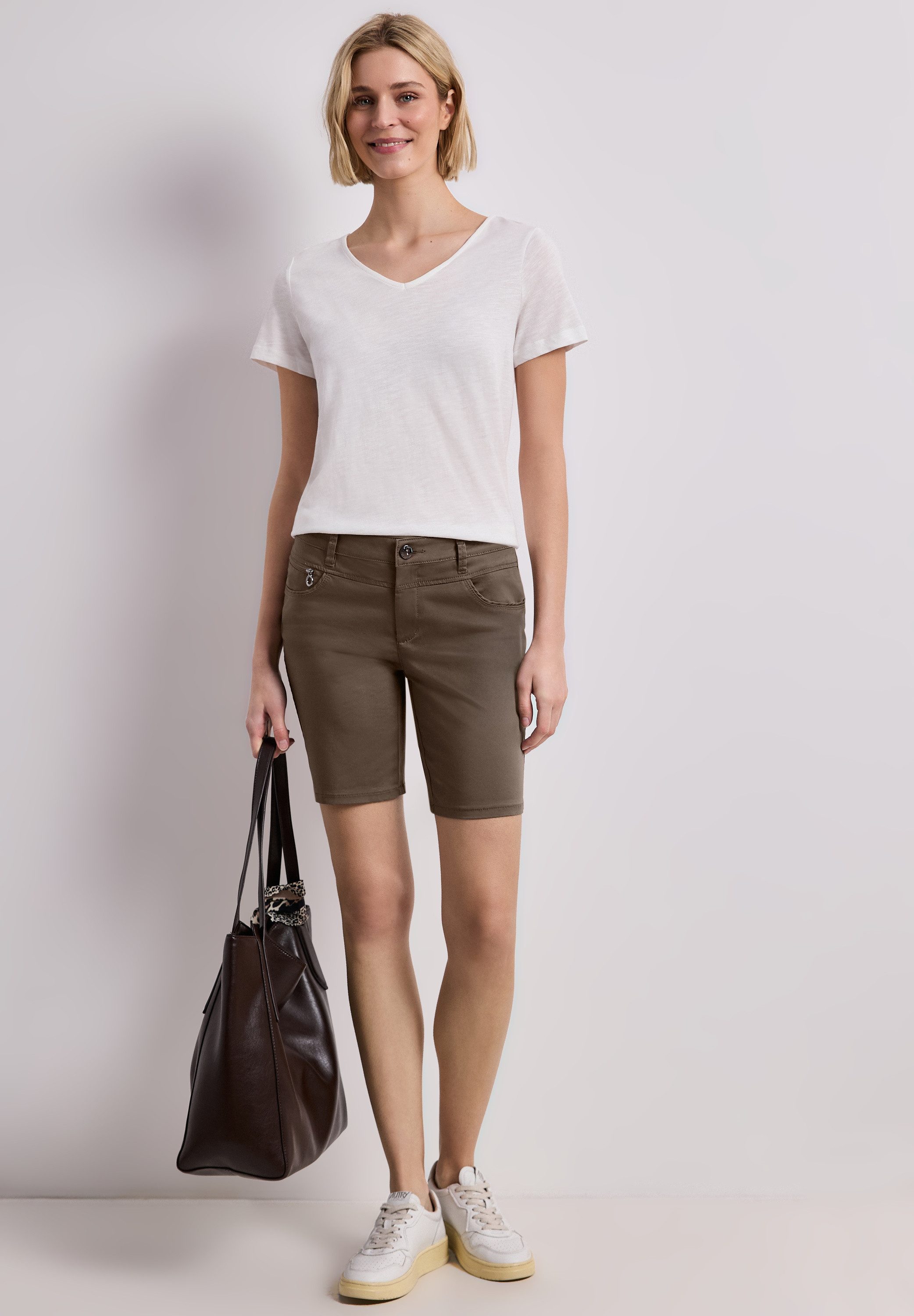 STREET ONE Shorts in Bermuda-Länge