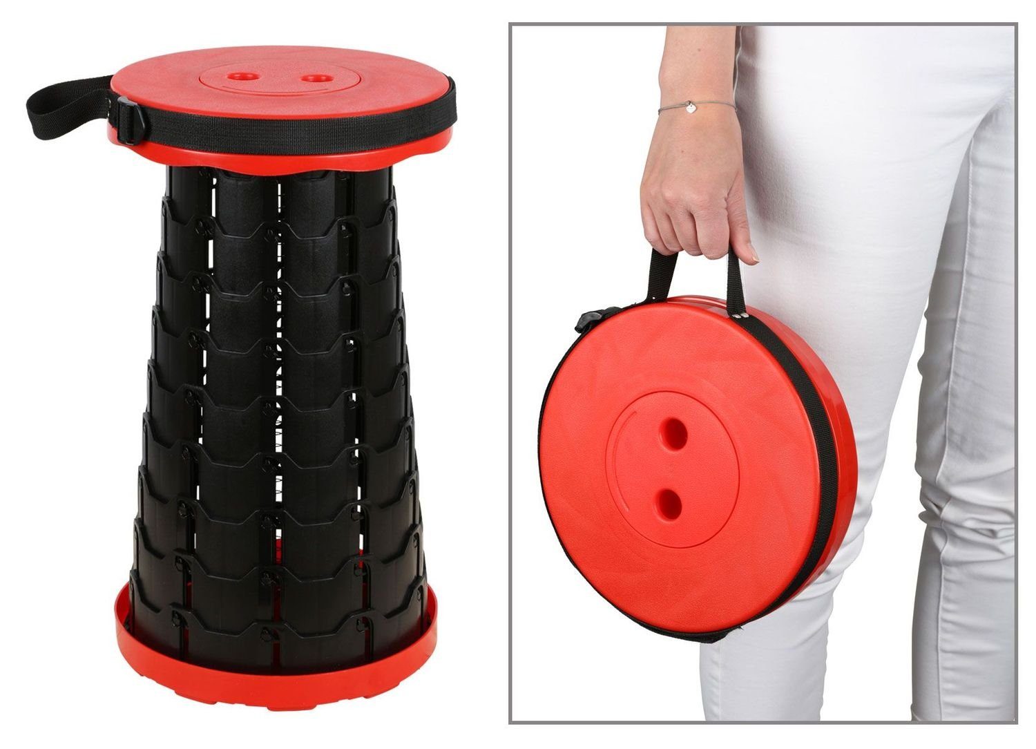 BURI Hocker Teleskophocker Klapphocker Campinghocker Festival günstig online kaufen