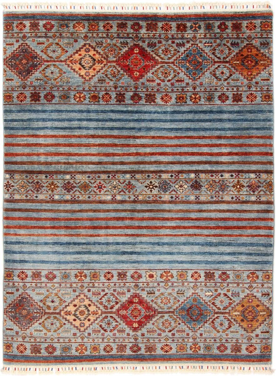 Orientteppich Arijana Shaal 152x204 Handgeknüpfter Orientteppich, Nain Trading, rechteckig, Höhe: 5 mm