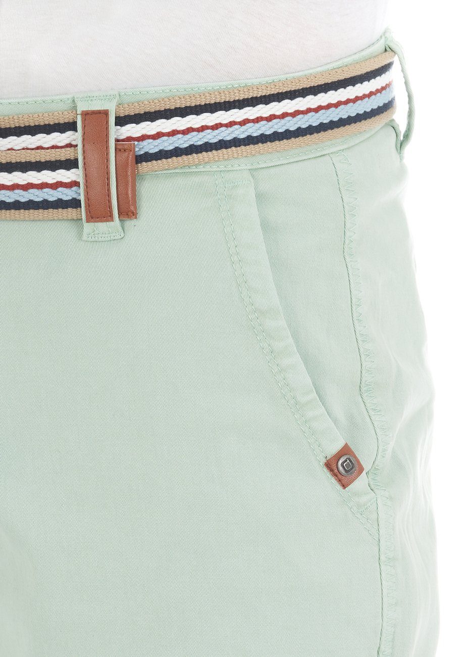 riverso Chinoshorts Herren Shorts RIVKlaas Regular Fit Bermudashorts mit Gürtel – Bild 5 von 5