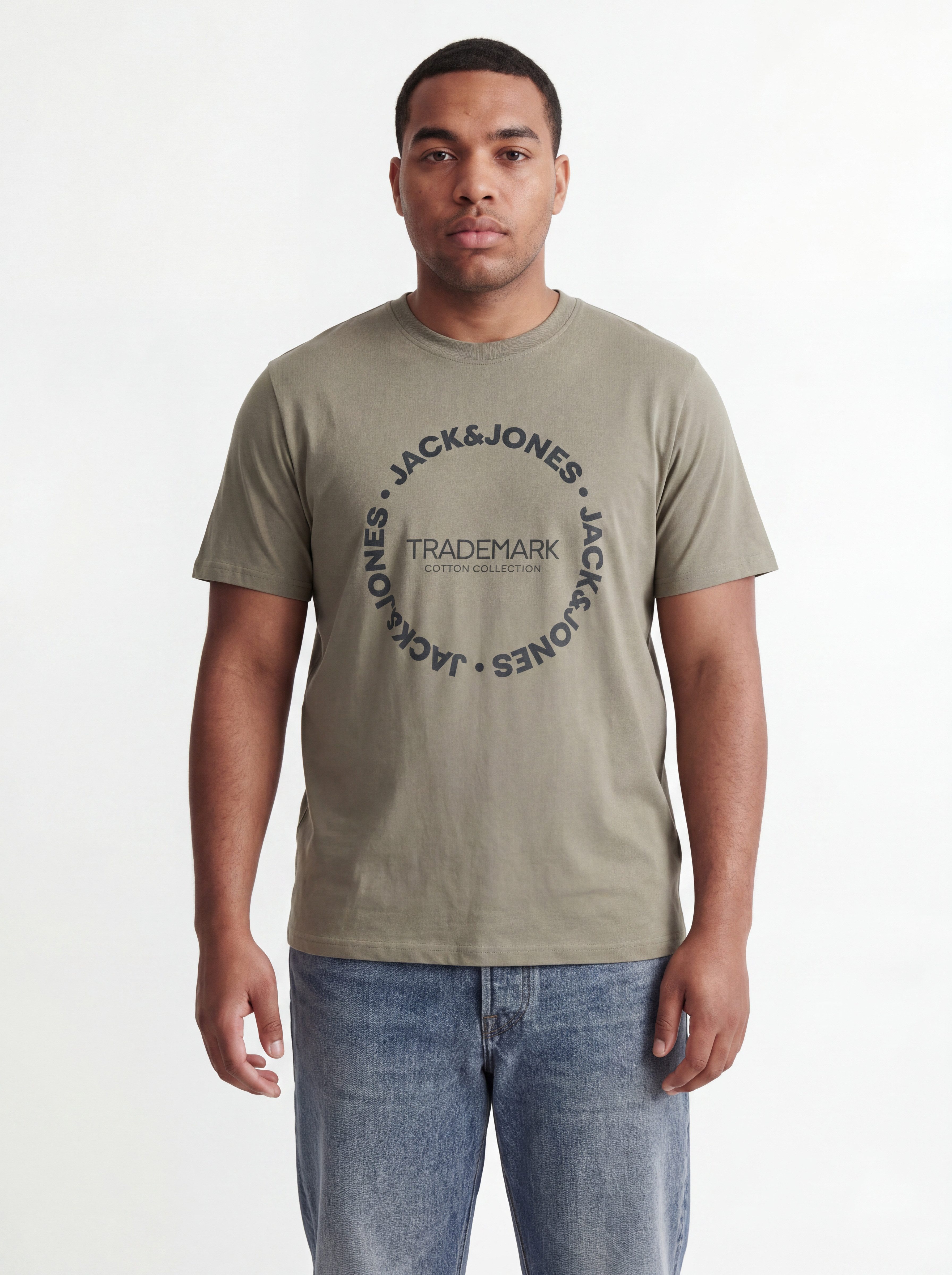 Jack & Jones PlusSize T-Shirt JJBENSON TEE SS CREW NECK PLS Baumwolle, regular fit