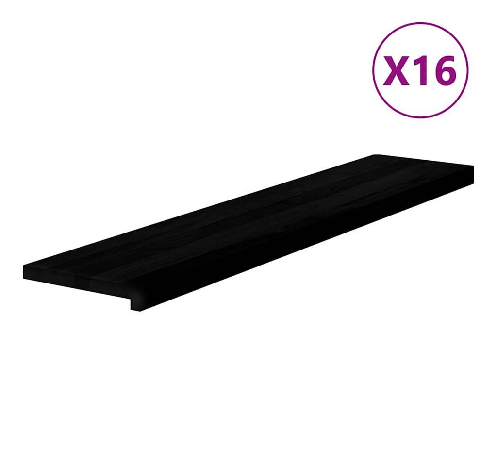 Thumbnail - vidaXL Treppenstufe, Treppenstufen 16 Stk. Dunkelbraun 120x25x2 cm Massivholz Eiche