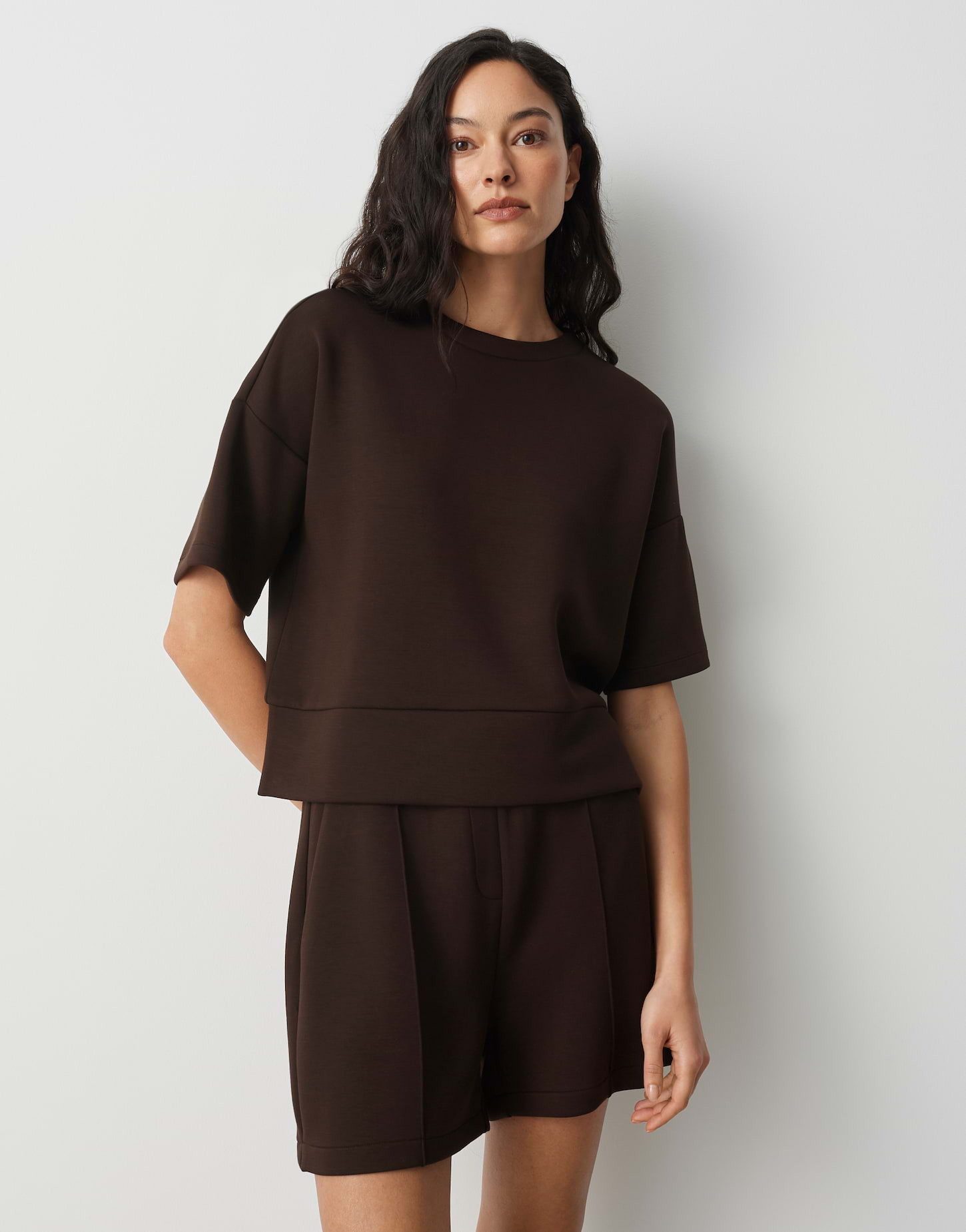 OPUS Sweatshirt Gasopa aus softem Sweat mit angerauter Oberfläche Bündchen schaffen einen soften und bequemen Abschluss