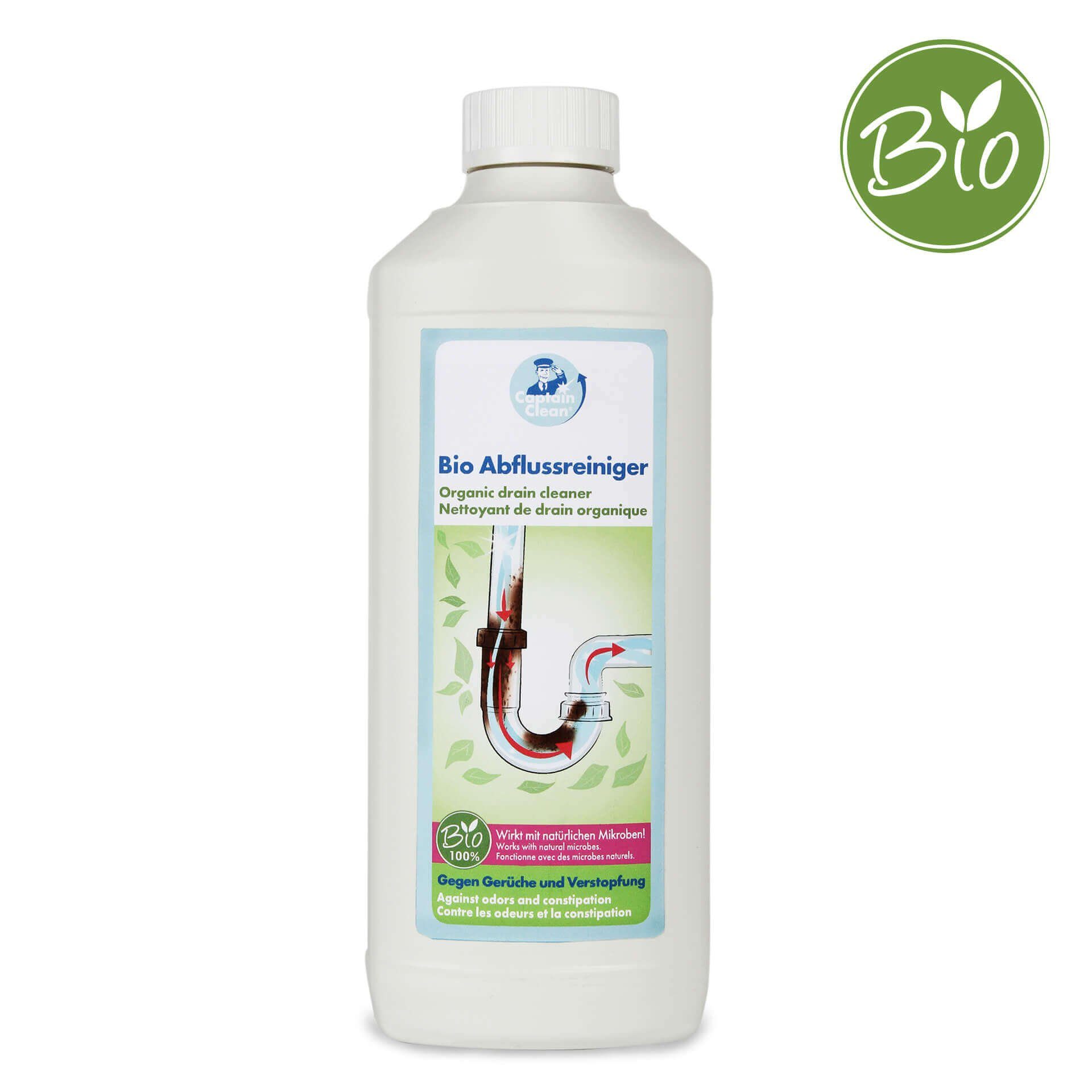 Captain Clean Bio Abflussreiniger, 500 ml Rohrreiniger