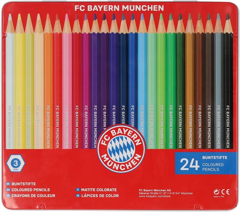 FC Bayern München Buntstift Buntstifte 24er-Set