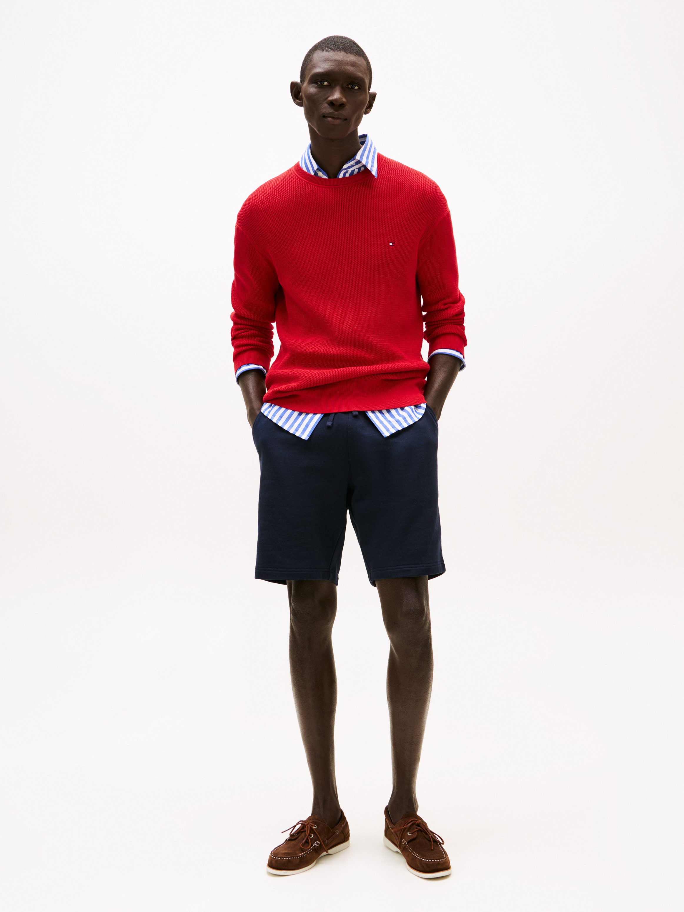 Tommy Hilfiger Sweatshorts ESSENTIAL TERRY Regular fit mit elastischem Bund