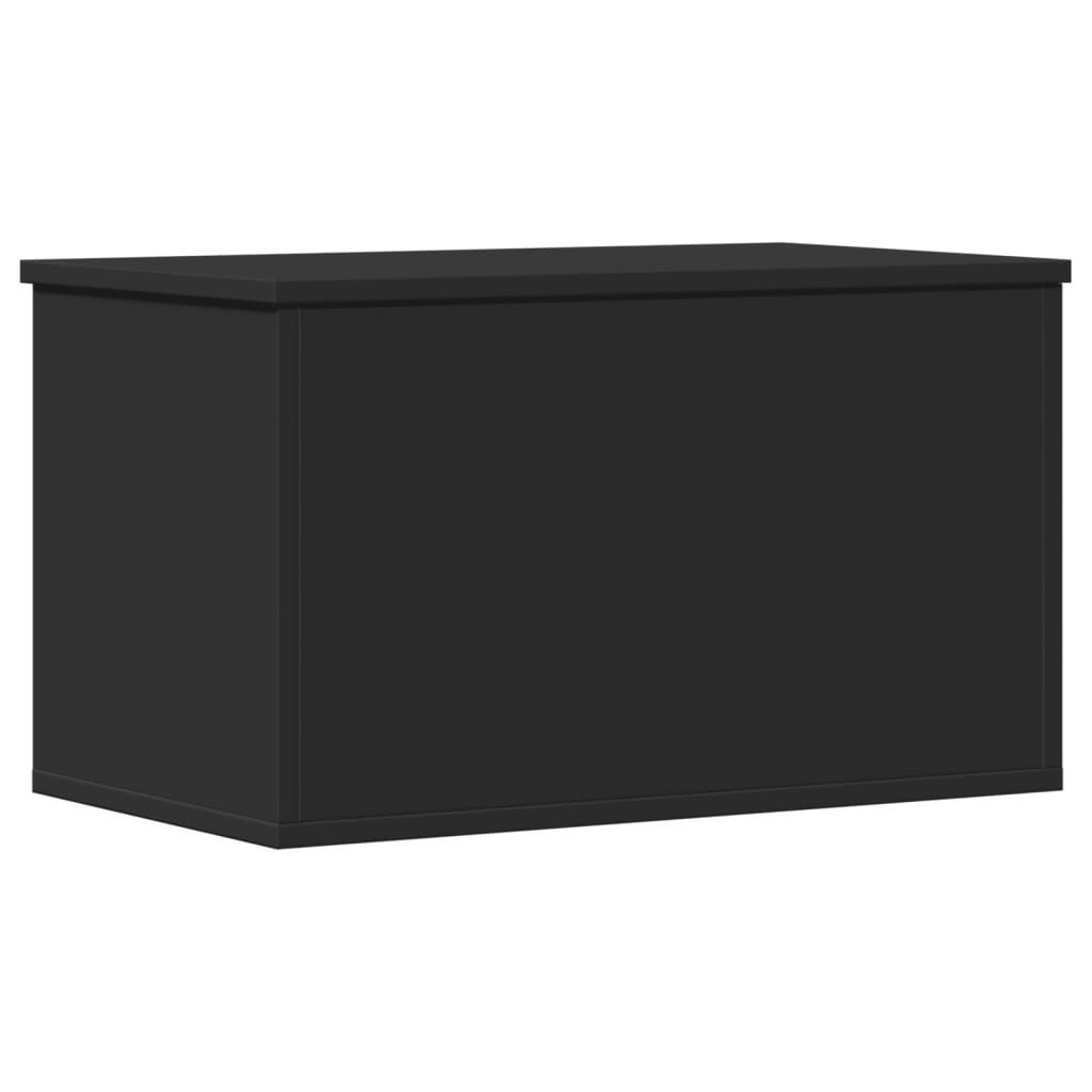 Aufbewahrungsbox Truhe Schwarz 60x35x35 cm Holzwerkstoff