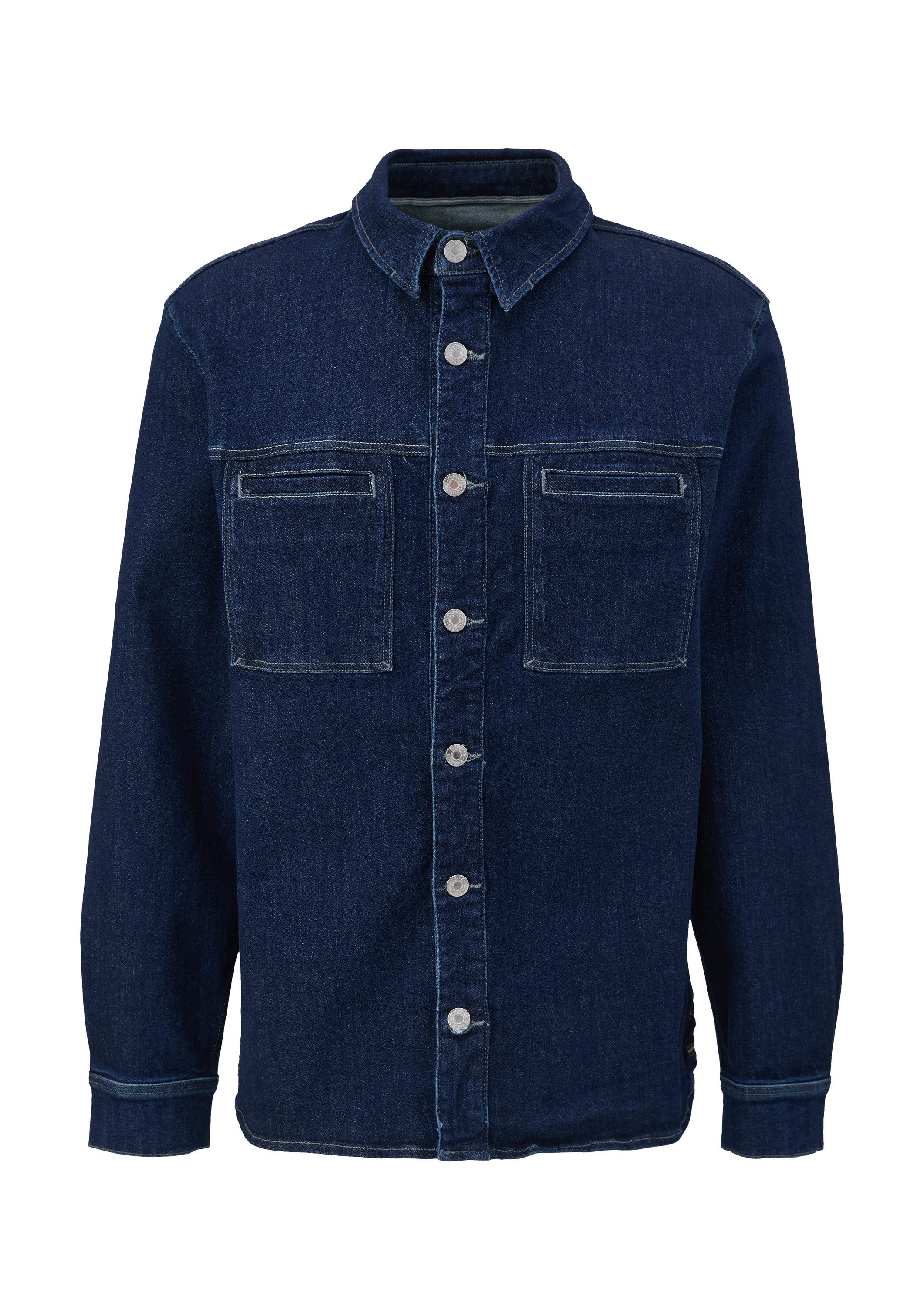 s.Oliver Hemdjacke Hemd Overshirt aus Denim, 360° Denim günstig online kaufen