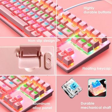LexonElec K550 Tastatur- und Maus-Set, Wasserdichtes Design für sorgenfreies Gaming in jeder Situation