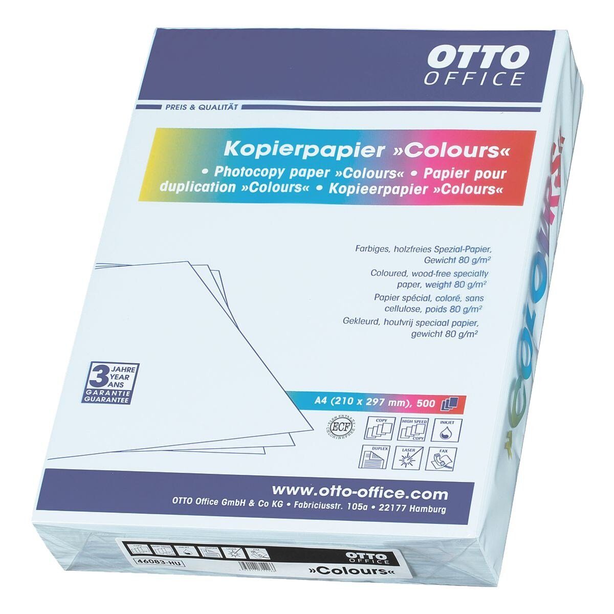 Otto Office Drucker- und Kopierpapier »COLOURS«, Pastellfarben, Format DIN  A4, 80 g/m² online kaufen | OTTO