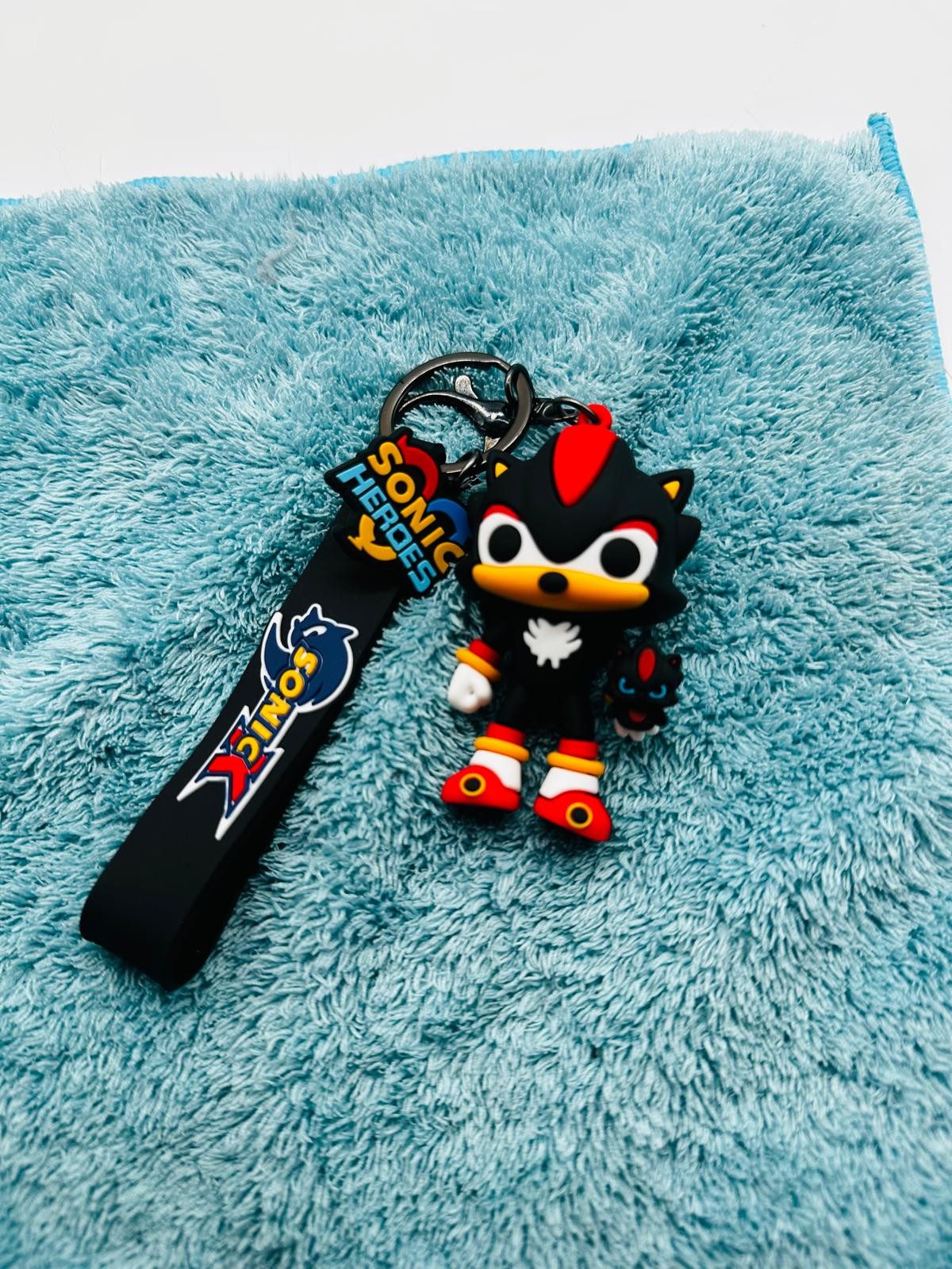 soma Schlüsselanhänger Schlüsselanhänger Sonic the Hedgehog 7cm Geschenk Cartoon schwarz (1-tlg), Schlüsselanhänger Haustierschlüsselanhänger Geschenk Hund Frau – Bild 3 von 5
