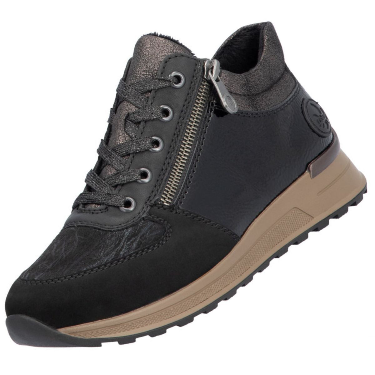 Rieker N1407-00 Schnürschuh günstig online kaufen